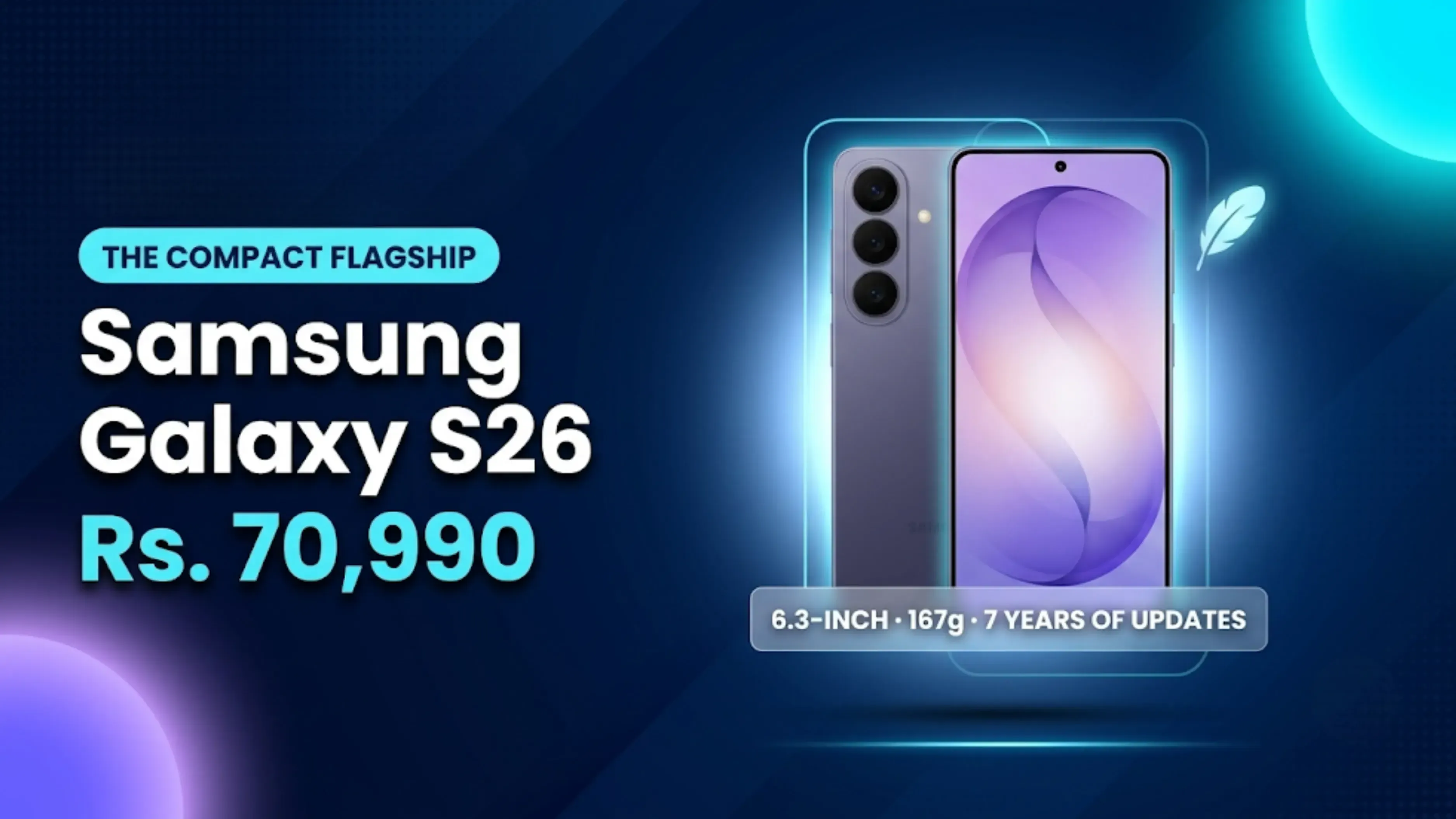 Samsung Galaxy S26 Price in India