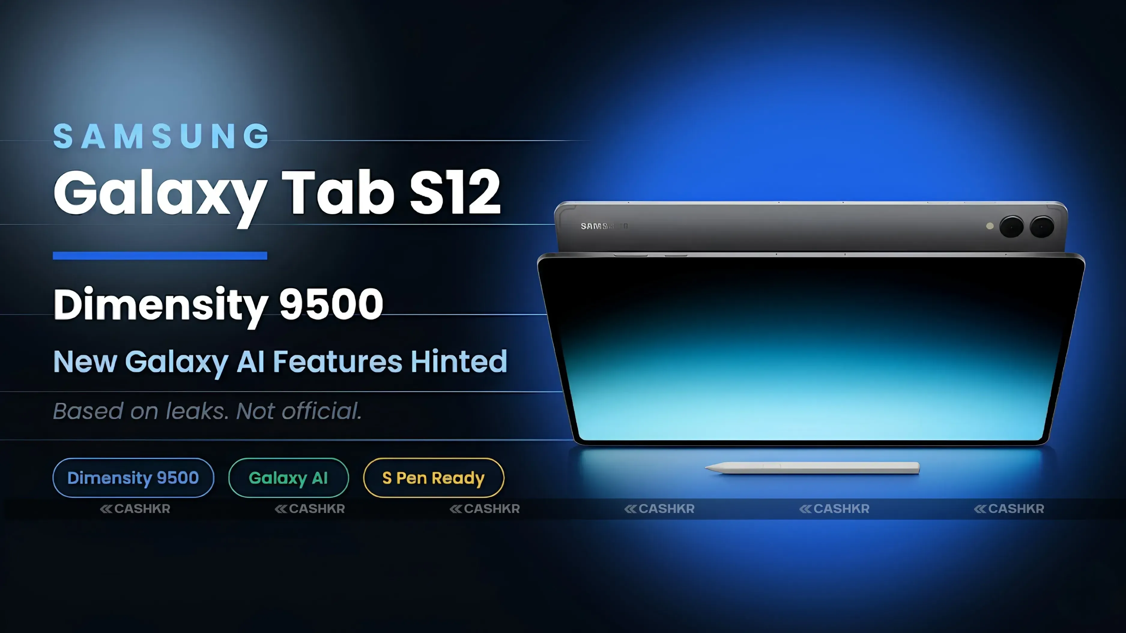 Samsung Galaxy Tab S12 Chipset Leak: MediaTek Dimensity 9500
