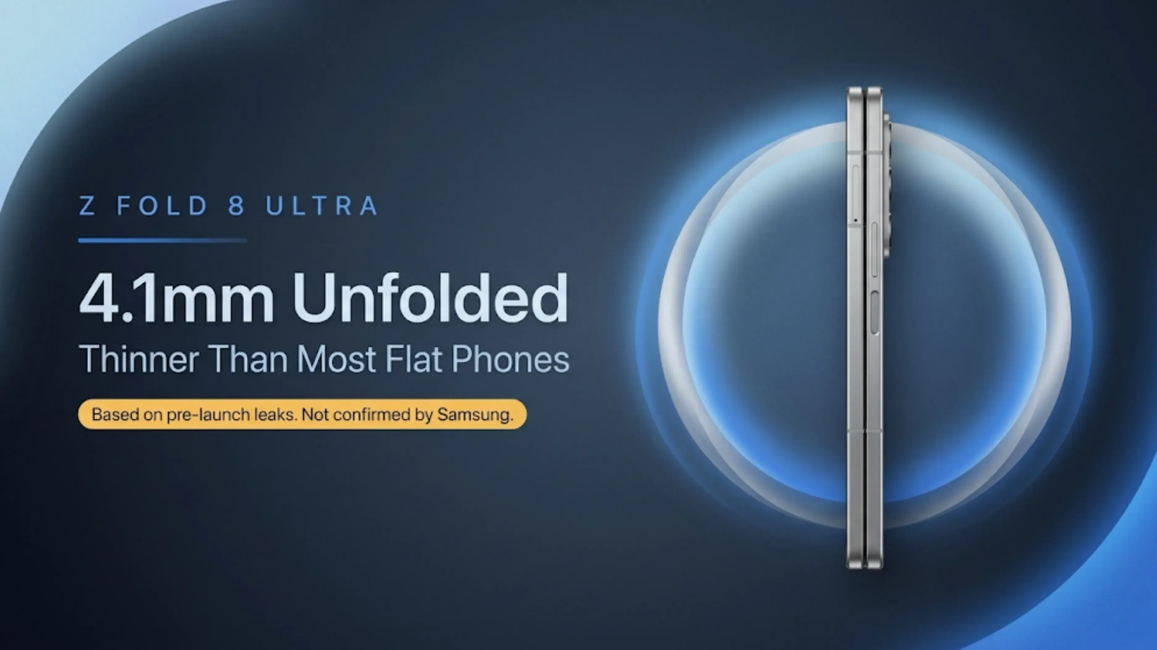 Samsung Galaxy Z Fold 8 Ultra Design