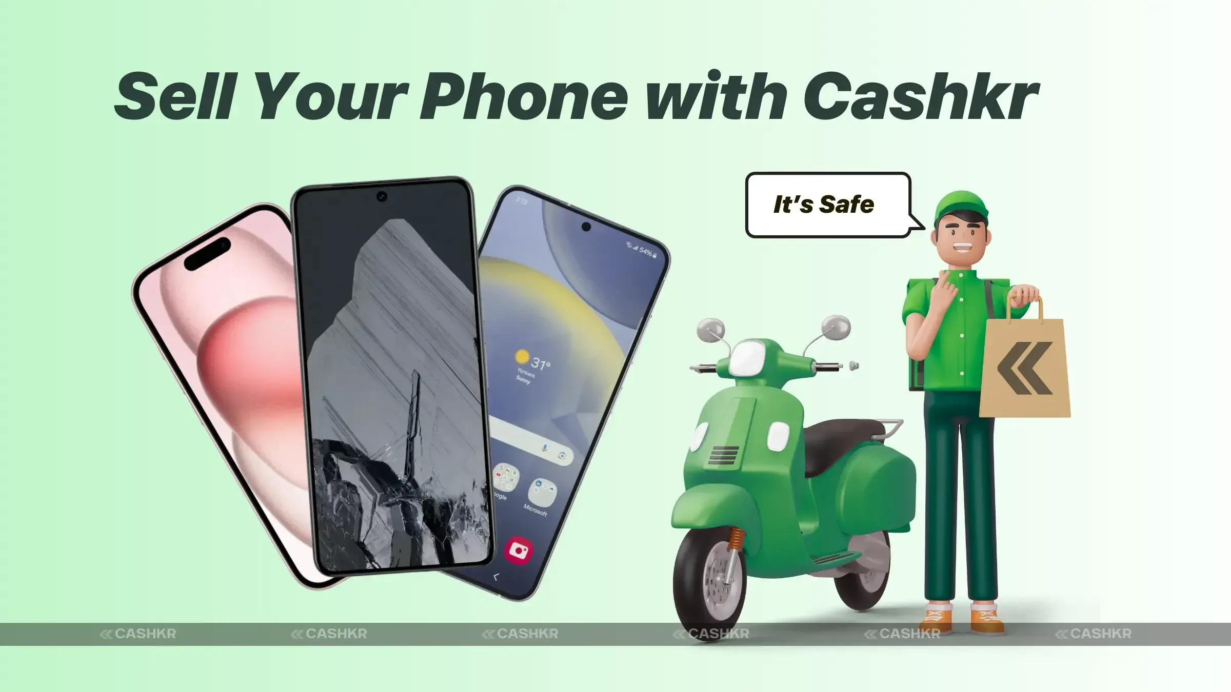 Sell your phone at Cashkr