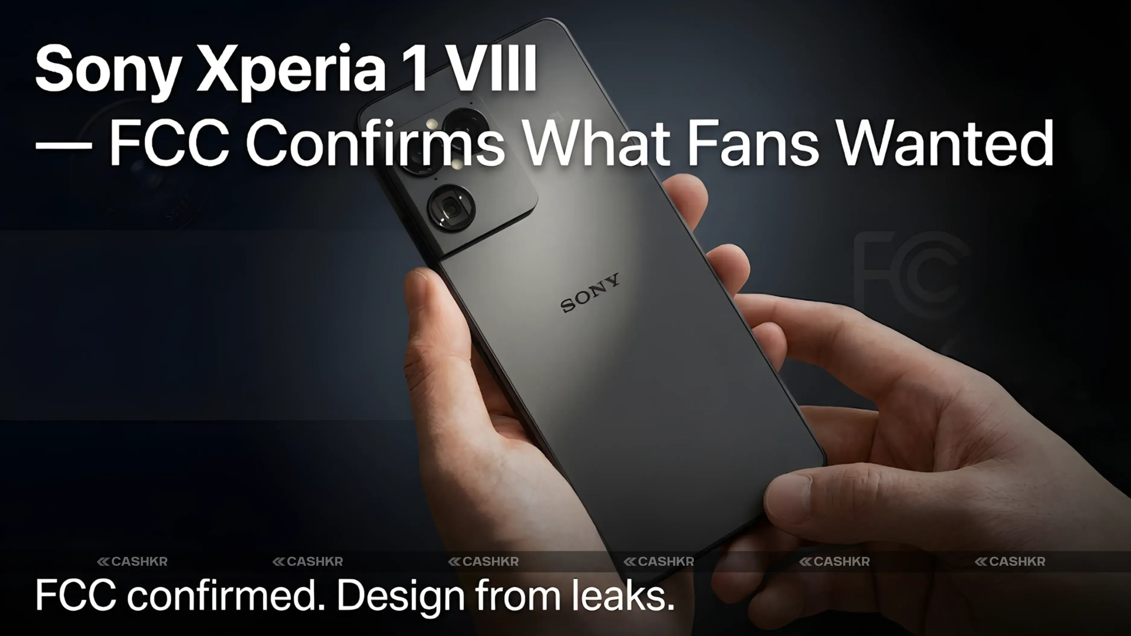 Sony Xperia 1 VIII FCC Leak: Jack and Wireless Charging