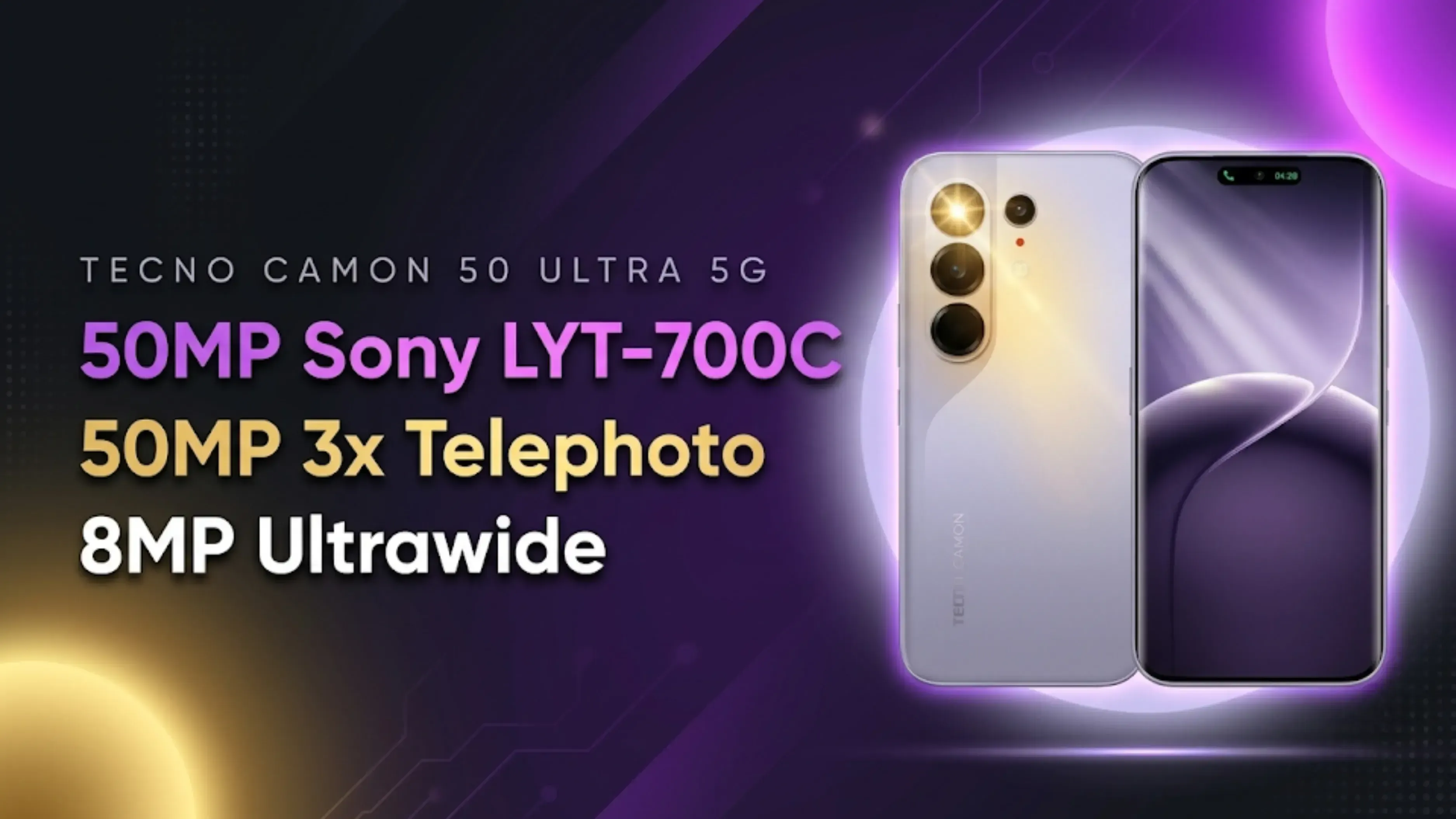 Tecno Camon 50 Ultra 5G Camera