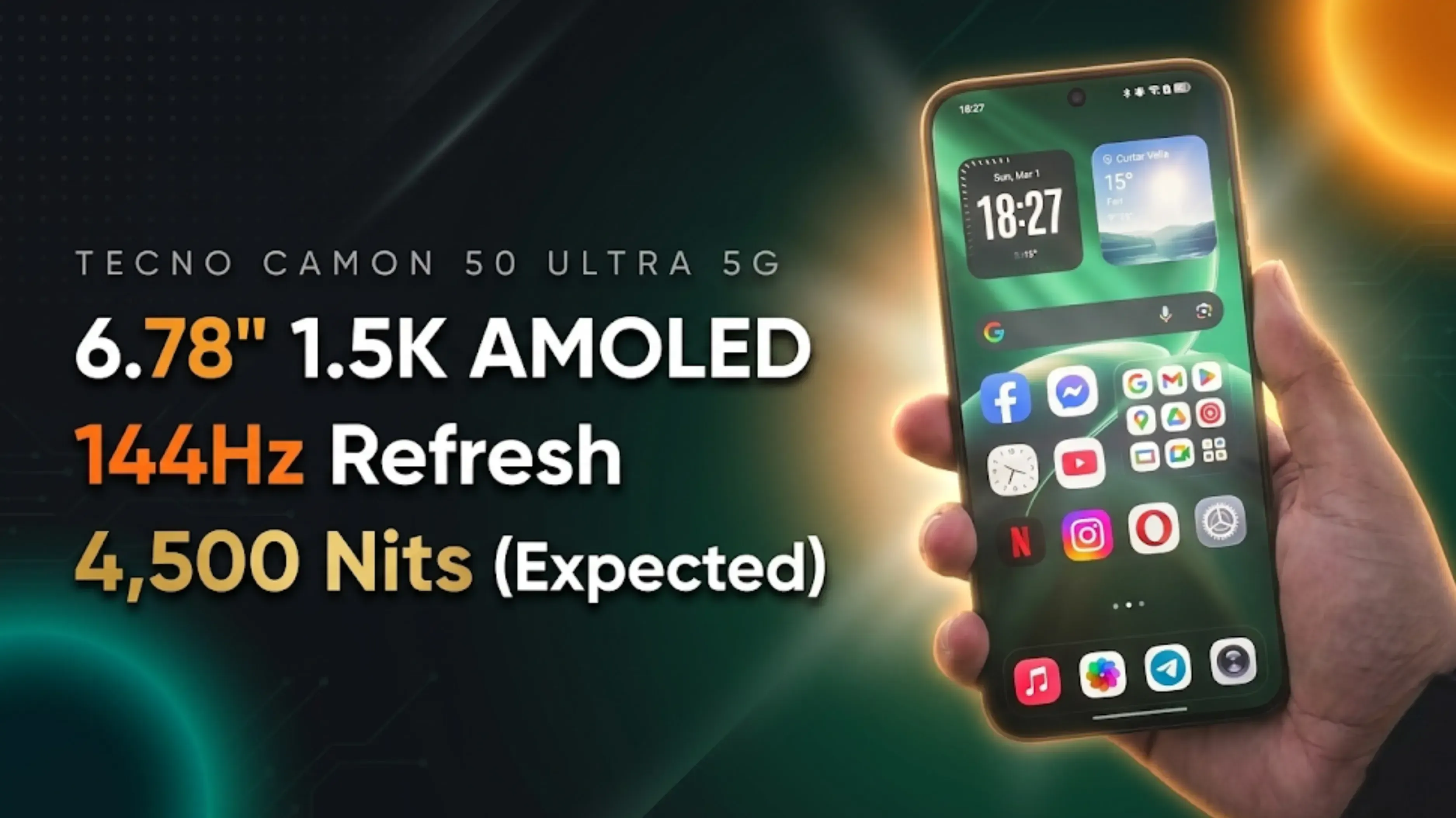 Tecno Camon 50 Ultra 5G Display