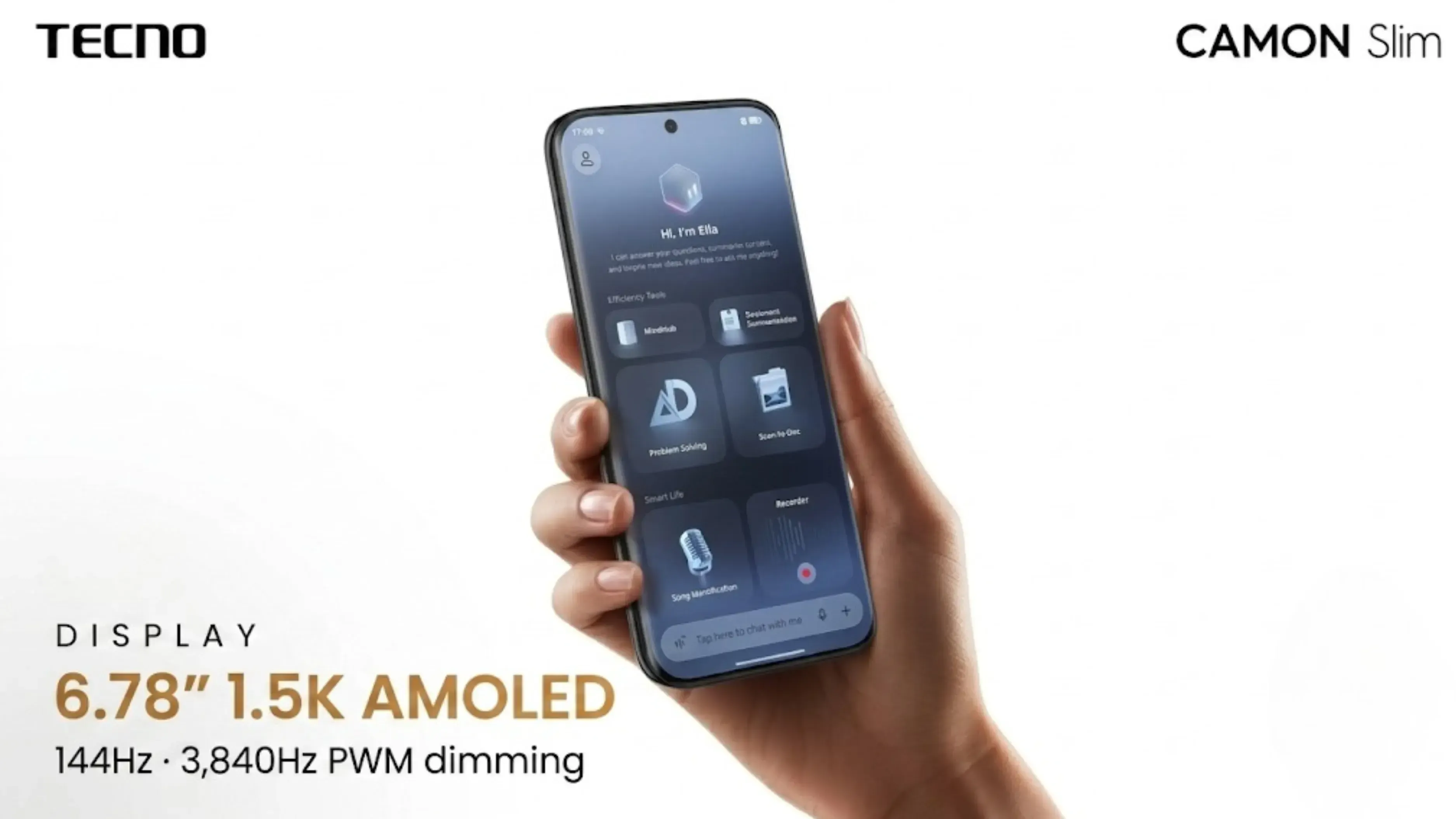 Tecno Camon Slim Display