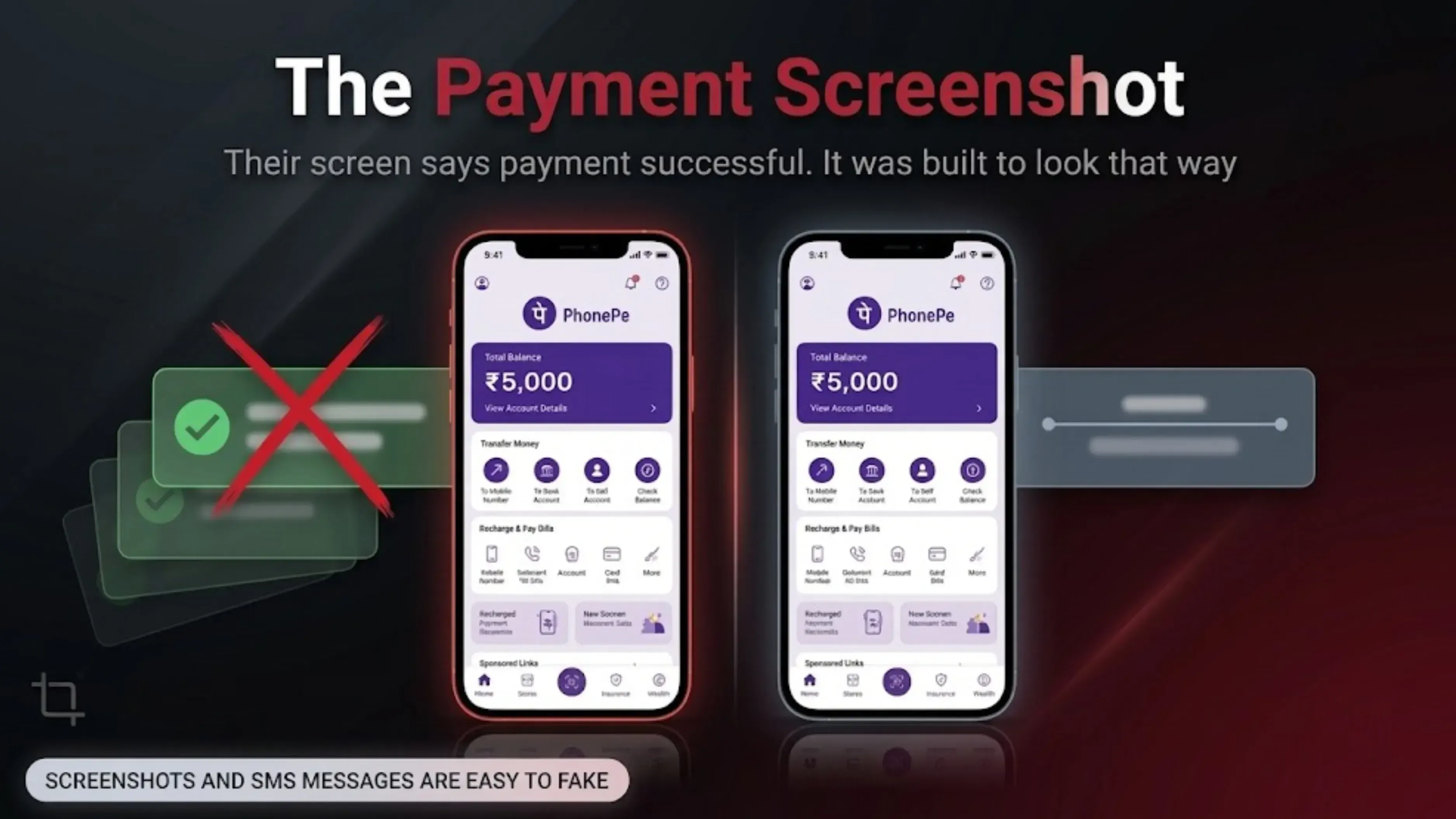 The Payment Screenshot