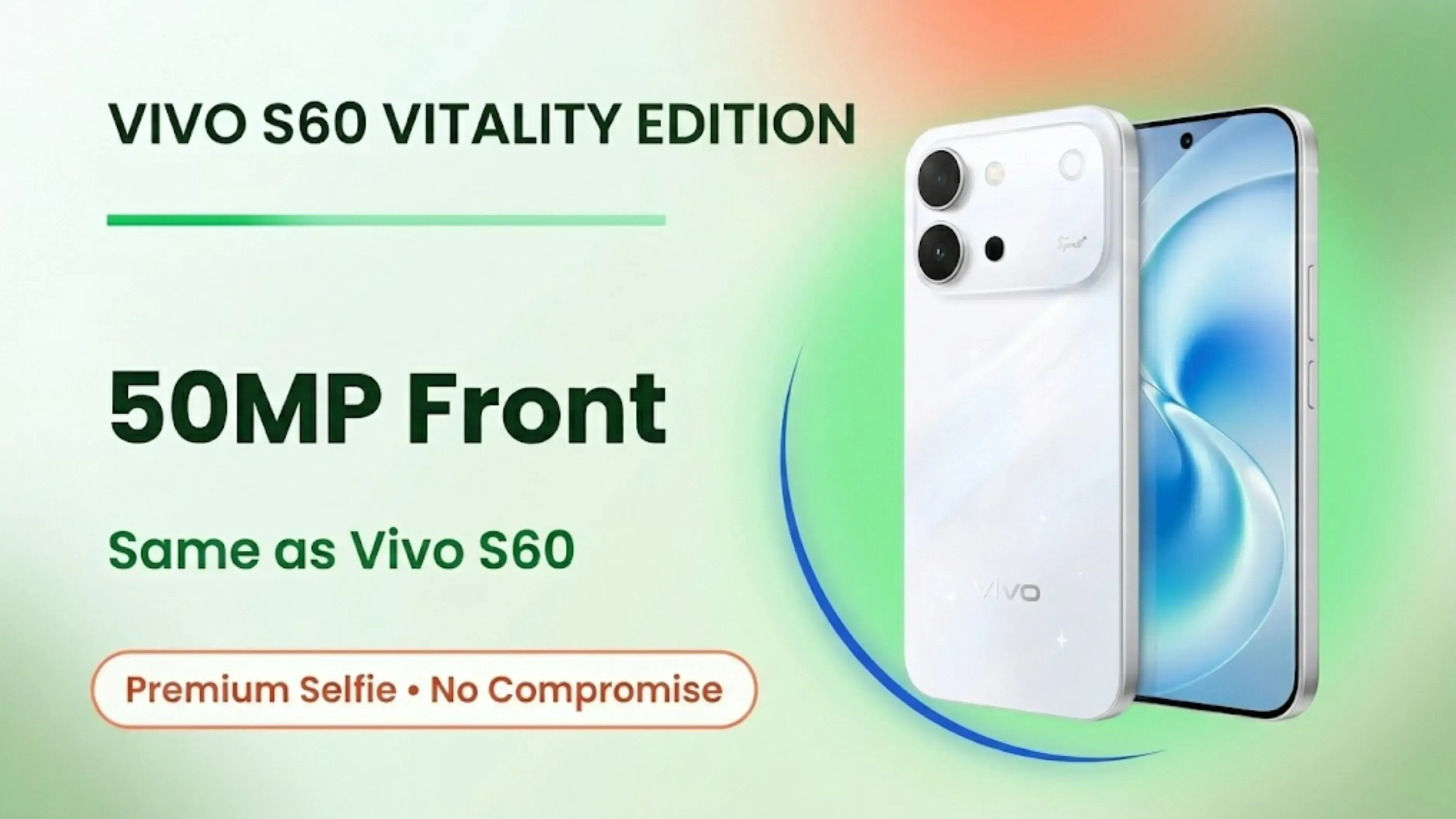 Vivo S60 Vitality Edition Camera