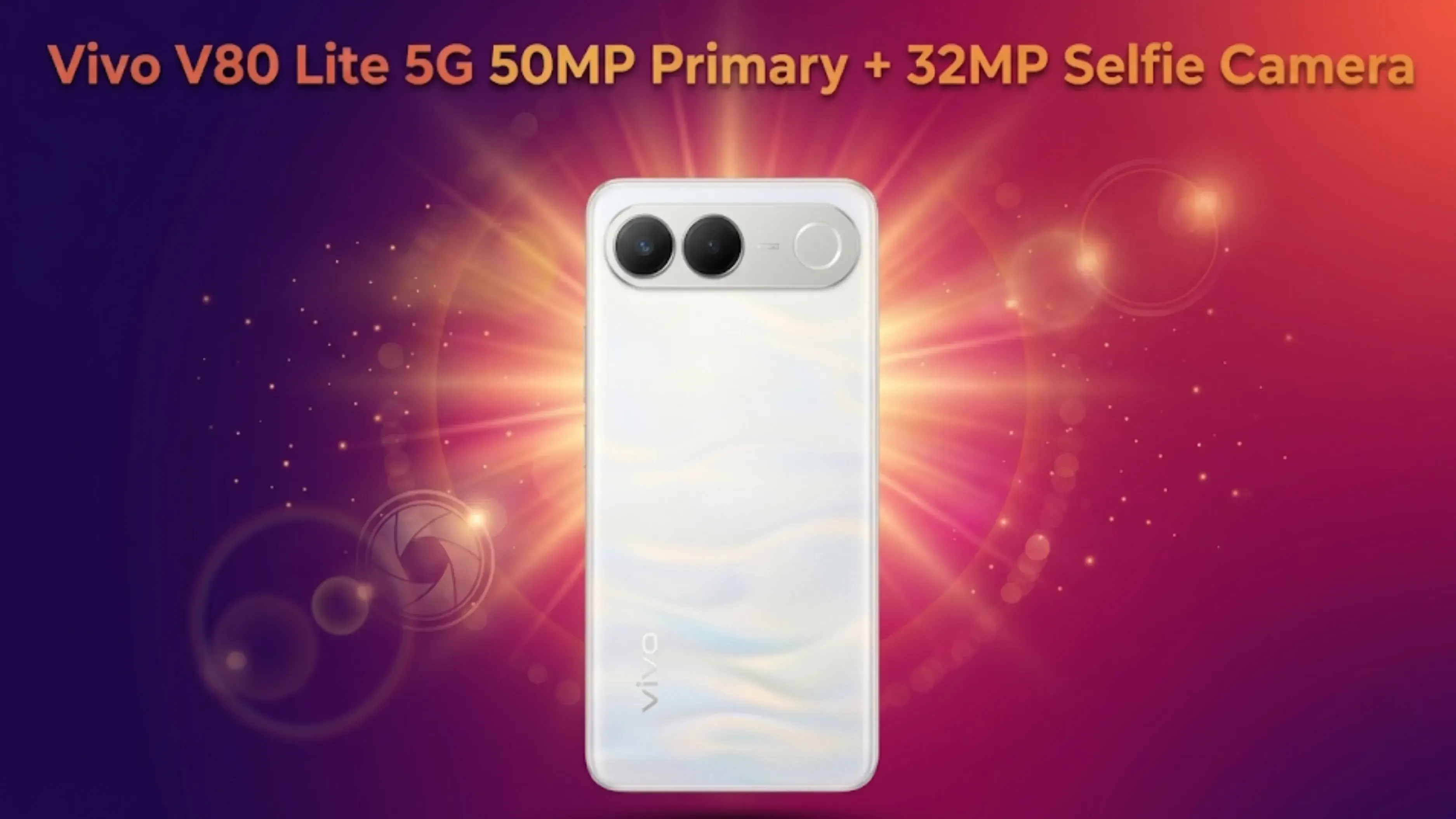 Vivo V80 Lite 5G Camera