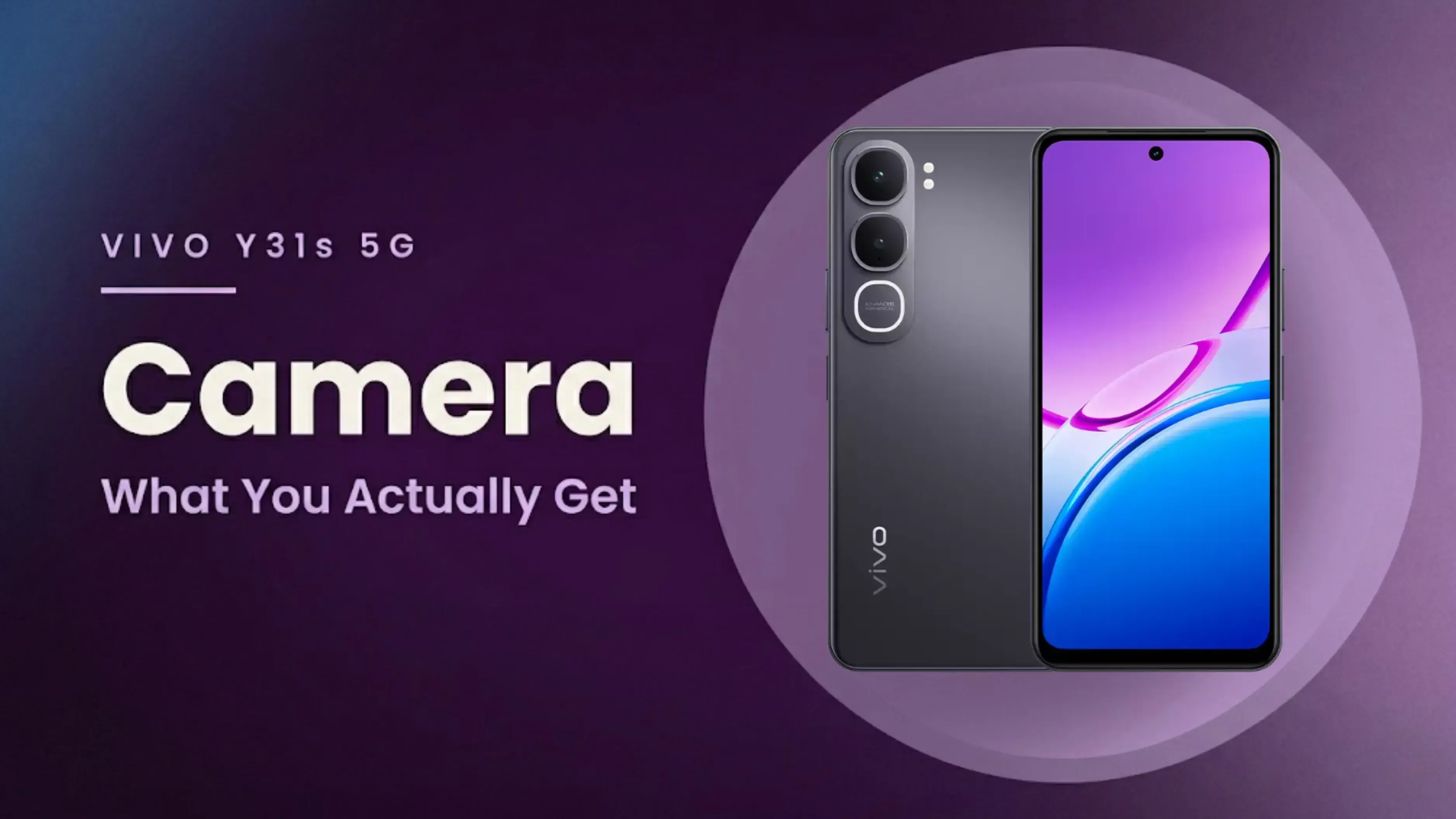 Vivo Y31s 5G Camera