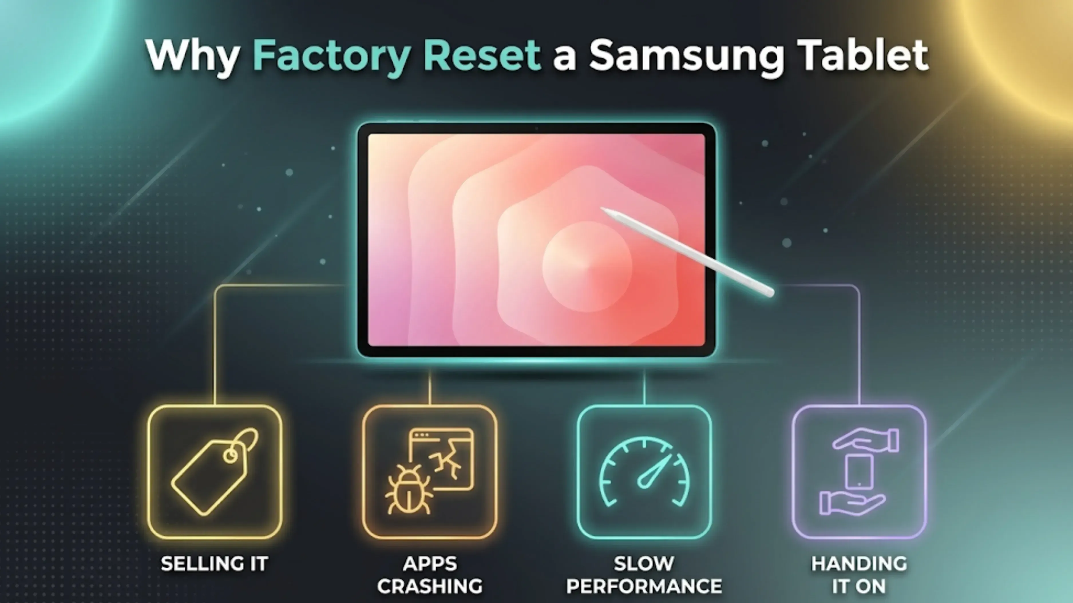 Why Factory Reset a Samsung Tablet