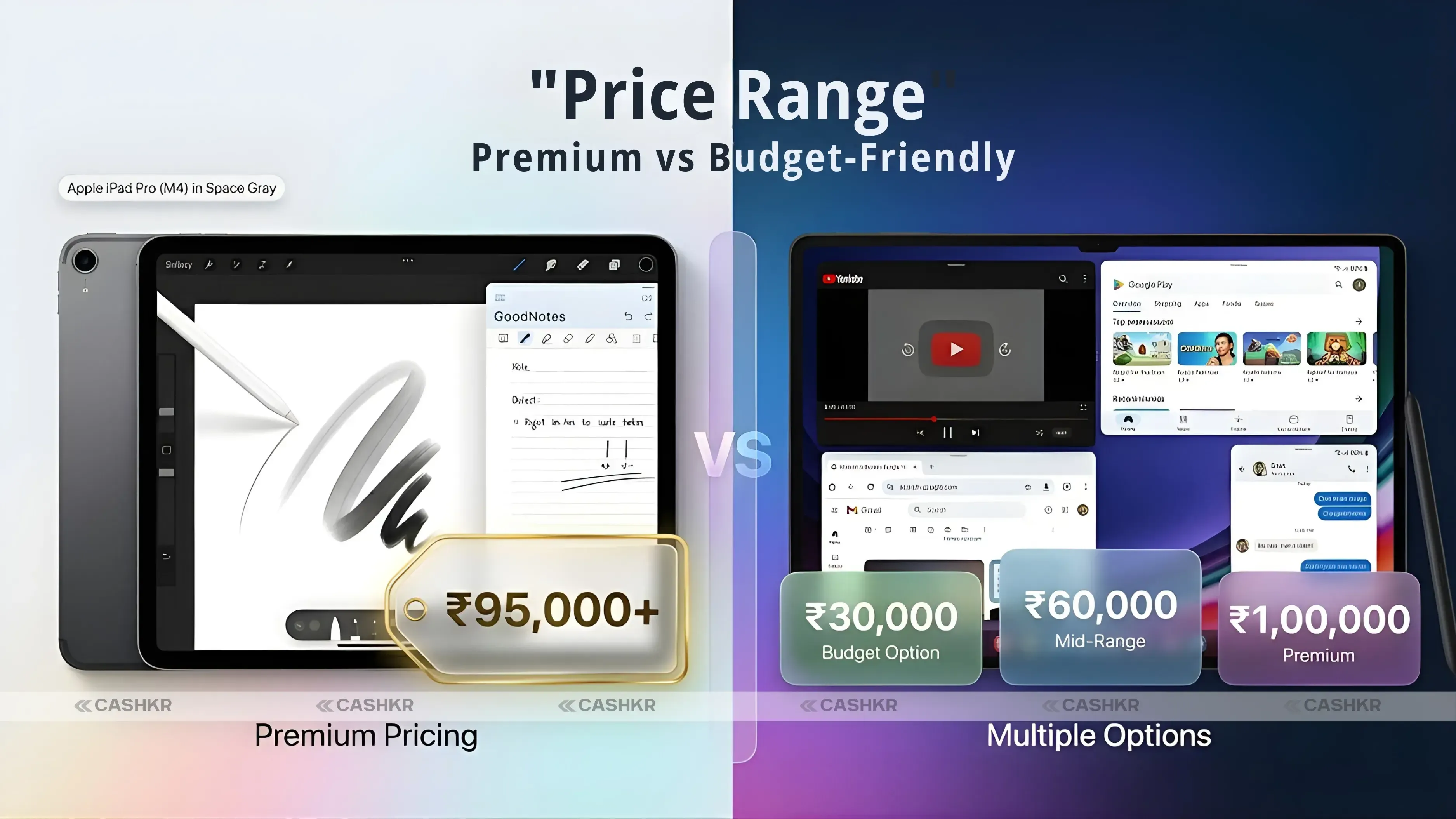 iPad vs Android Tablets Price
