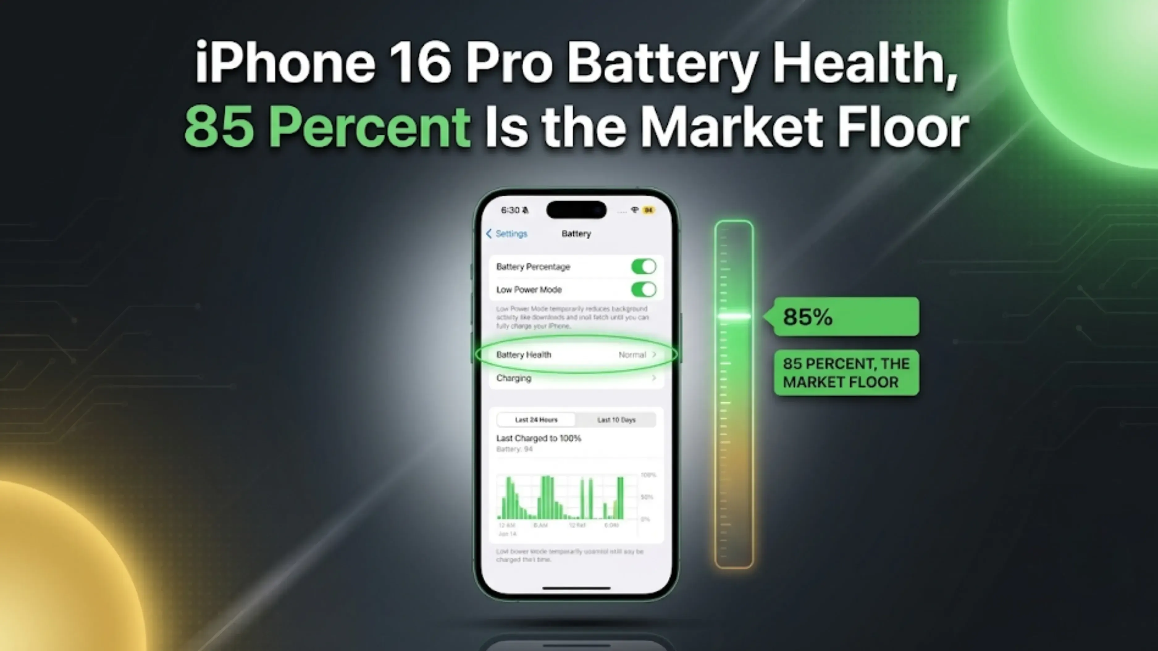 iPhone 16 Pro Battery Health