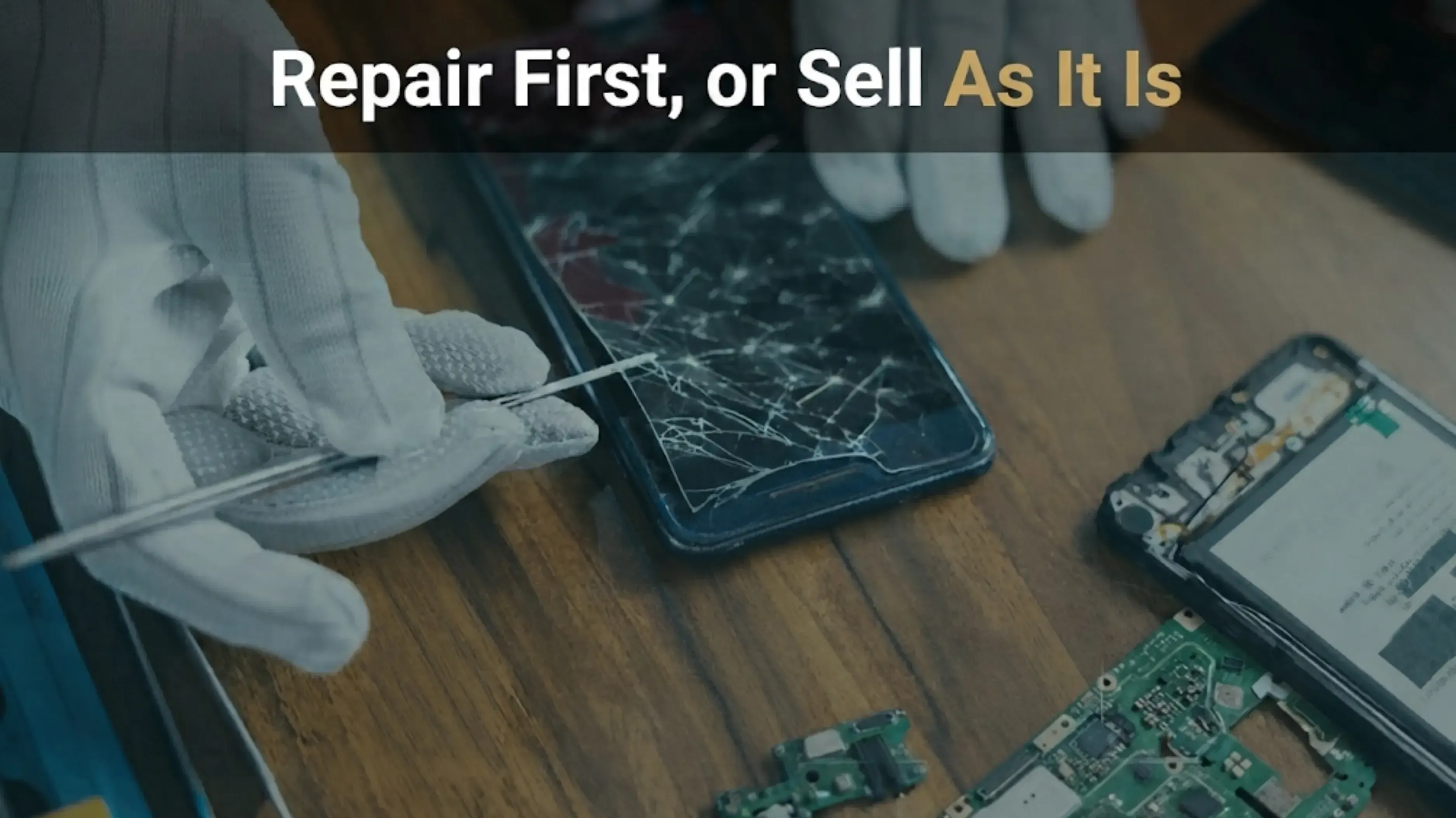 repair or sell the broken phone